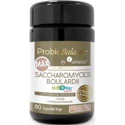 ProbioBalance by Aliness MAX Saccharomyces Boualardii 5mld 60kapsułek cena 72,90zł