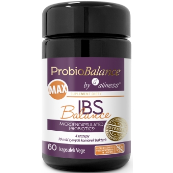 ProbioBalancy by Aliness MAX IBS Balanace 10mld 60kapsułek cena 72,90zł