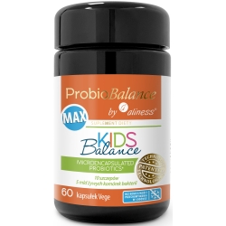 ProbioBalance by Aliness MAX KIDS Balance 5mld 60kapsułek cena 63,90zł