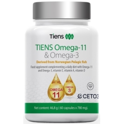 Tiens Omega-11 & Omega-3 60kapsułek cena 194,00zł