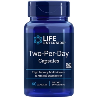 Life Extension Two-Per-Day Multivitamin (multiwitamina) 60kapsułek PROMOCJA cena 64,90zł