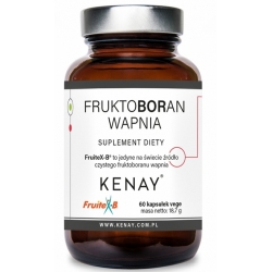 Kenay Fruktoboran wapnia FruiteX-B 60kapsułek cena 52,90zł