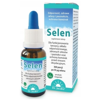 Dr Jacobs Selen w kroplach 20ml cena 52,90zł
