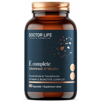 DoctorLife E Complete+Skwalen 60kapsułek cena 84,90zł