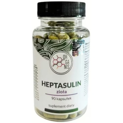 Organis Heptasulin zioła (Insulina) 90kapsułek cena 52,00zł