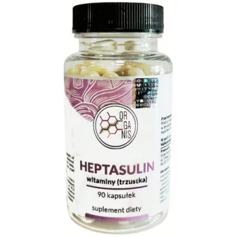 Organis Heptasulin witaminy (Insulina) 90kapsułek cena 52,00zł