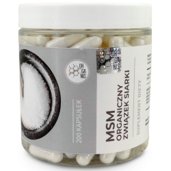 Organis MSM Siarka 520mg 200kapsułek cena 69,00zł