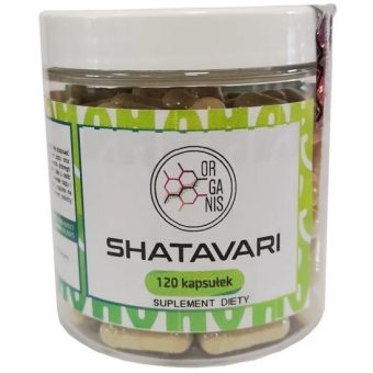 Organis Shatavari 400mg 120kapsułek cena 67,90zł