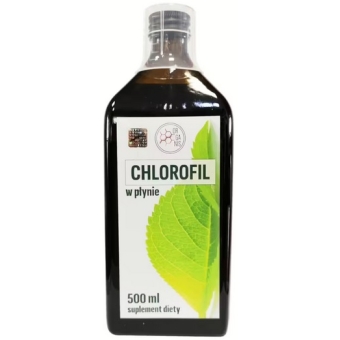 Organis Chlorofil szklana butelka prostokątna 500ml cena 74,70zł