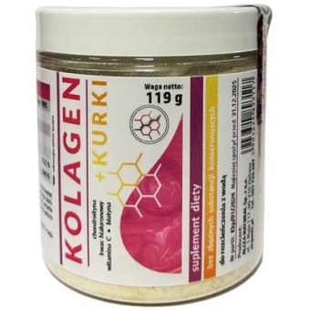 Organis Kolagen z kurkami proszek 119g cena 139,00zł