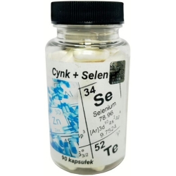 Organis Cynk + selen 90kapsułek cena 49,00zł