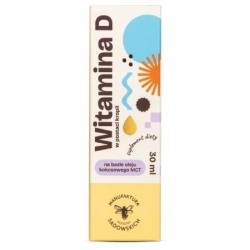 Witamina D dla dorosłych krople 30ml Pasieka Sadowskich cena 49,85zł