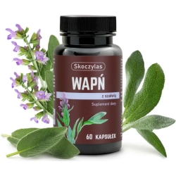 Skoczylas Wapń z szałwią 60kapsułek cena 28,90zł