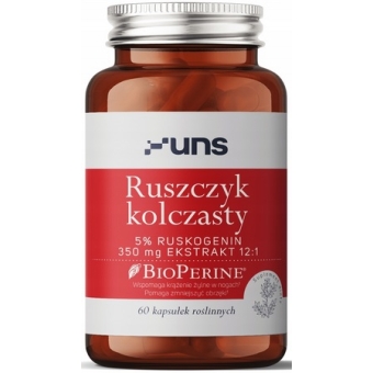 UNS Ruszczyk kolczasty 60kapsułek cena 37,90zł