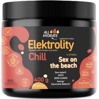 Aliness ALLHydrate Elektrolity Chill Sex on the beach 400g cena 64,90zł