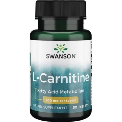 Swanson L-karnityna 500mg 30tabletek cena 26,00zł