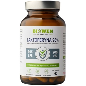 Biowen Laktoferyna 96% 60kapsułek cena 89,99zł