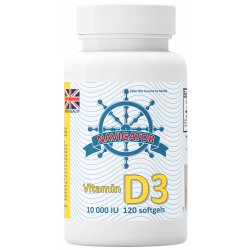 Navigator Witamina D3 10000IU 120kapsułek cena 49,80zł