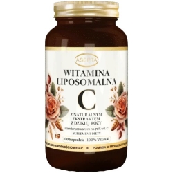 Asepta Witamina C lipsomalna 100kapsułek cena 56,00zł