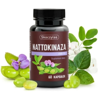 Nattokinaza 2000 FU 60kapsułek Purelab Marek Skoczylas cena 35,90zł