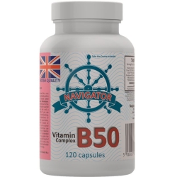 Navigator Witamina B-50 Complex Metylokobalamina 120kapsułek cena 84,90zł