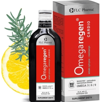 Omegaregen Cardio smak cytrynowo-rozmarynowy 250ml cena 69,90zł