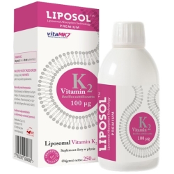 Liposol Liposomalna Witamina K2 (Vita MK7) 100uq 250ml cena 64,90zł