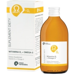 Invex Remedies Witamina D3 + Omega-3 300ml cena 107,65zł
