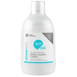 Invex Remedies Suplement diety Silor + B + J ORGANIC 1000 (z krzemem, borem i jodem) 500ml cena 86,10zł