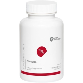 Invex Remedies Niacyna 100kapsułek cena 38,90zł