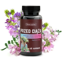 Skoczylas Przed ciążą Kwas foliowy 60kapsułek cena 49,00zł