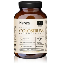Narum Colostrum ekologiczne 60kapsułek Vitaway LLC cena 139,00zł