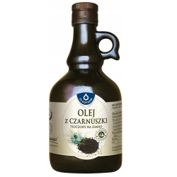 Olej z czarnuszki tłoczony na zimno 500ml Oleofarm cena 57,90zł
