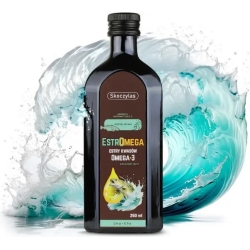 Skoczylas Estromega Rybie kwasy Omega-3 DHA + EPA 250ml cena 98,00zł