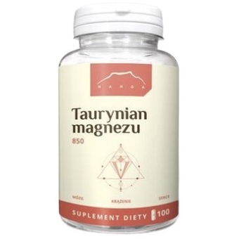 Nanga Taurynian Magnezu 100kapsułek cena 38,45zł
