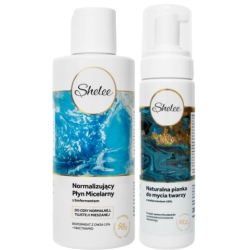 SHELEE Zestaw Dwuetapowe Oczyszczanie Twarzy – do cery normalnej, tłustej i problematycznej cena 79,00zł
