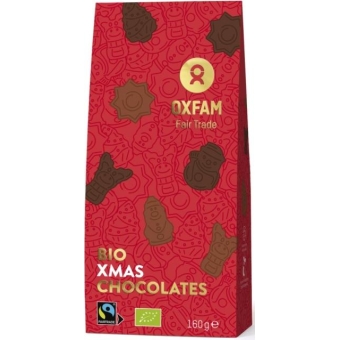 Praliny czekoladowe mix świąteczny Fair Trade 160 g BIO Oxfam cena 47,99zł