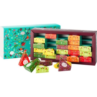 Kalendarz adwentowy herbatki piramidki Chest BIO 25 saszetek English Tea Shop cena 47,89zł