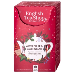 Kalendarz adwentowy czerwony 25 saszetek English tea Shop  cena 25,85zł