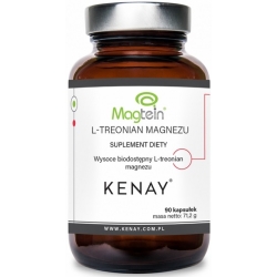 Kenay Magtein L-treonian Magnezu 90kapsułek cena 152,90zł