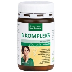 Sanct Bernhard Witamina B Kompleks 100kapsułek cena 26,90zł