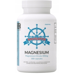 Navigator Magnesium Citrate 400mg 180kapsułek cena 58,00zł