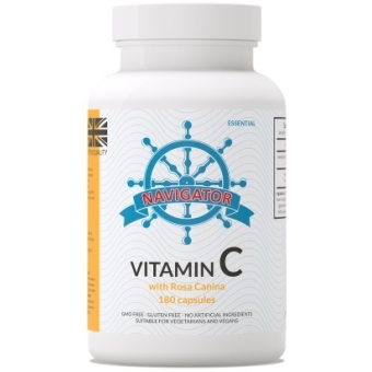 Navigator Witamina C + Rosa Canina 500mg 180kapsułek cena 51,90zł
