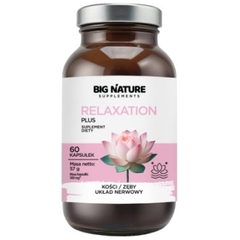 Big Nature Relaxation 60kapsułek cena 32,50zł