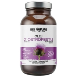Big Nature Olej z ostropestu 60kapsułek cena 24,20zł
