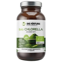 Big Nature Chlorella 200tabletek cena 31,80zł