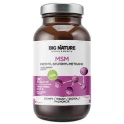 Big Nature MSM 90tabletek cena 19,80zł