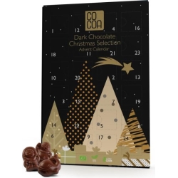 Kalendarz adwentowy z czekolady ciemnej 70% BIO 180 g Cocoa cena 58,49zł