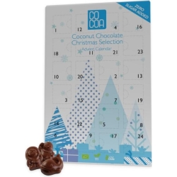 Kalendarz adwentowy z czekolady kokosowej bez dodatku cukru BIO 180 g Cocoa cena 58,49zł
