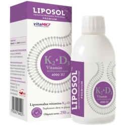 Liposol Liposomalna Witamina K2 + D3 250ml cena 69,90zł